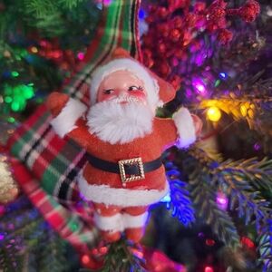 Festive Vintage Mid Centry Santa Clause